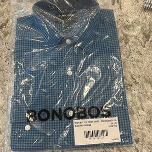 NWT Bonobos Button Down Long Sleeve Medium Slim Fit